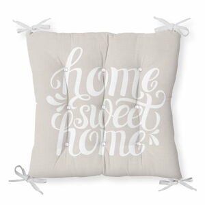 Podsedák s příměsí bavlny Minimalist Cushion Covers Home Sweet Home, 40 x 40 cm
