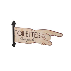 Orientační cedule Antic Line Toilettes