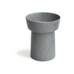 Šedá kameninová váza Kähler Design Ombria, výška 20 cm