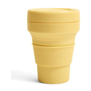 Žlutý skládací termohrnek Stojo Pocket Cup Mimosa, 355 ml