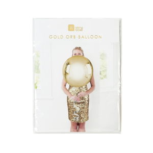 Balon ve zlaté barvě Talking tables Orb, ⌀ 40 cm