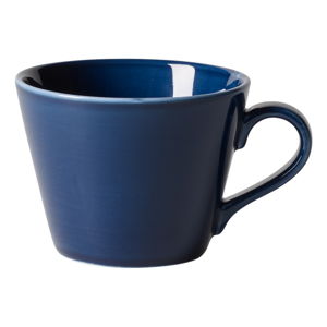 Tmavě modrý porcelánový šálek na kávu Villeroy & Boch Like Organic, 270 ml