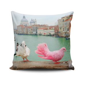 Polštář s příměsí bavlny Cushion Love Herisso, 45 x 45 cm