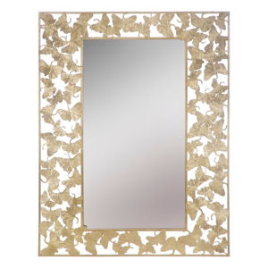 Nástěnné zrcadlo ve zlaté barvě Mauro Ferretti Foglioline Glam, 85 x 110 cm