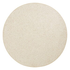 Kruhový koberec BT Carpet Wolly v krémové barvě, ⌀ 200 cm