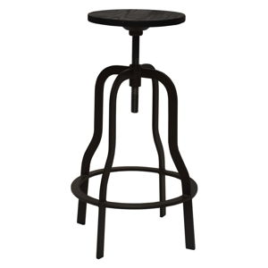 Tmavě hnědá barová stolička RGE Vegas, výška 66 cm