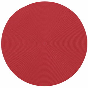Červené kulaté prostírání Tiseco Home Studio Round, ø 38 cm