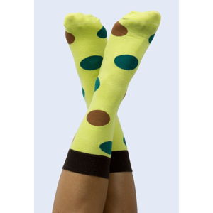 Žluté ponožky DOIY Avocado, vel. 37 - 43