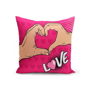 Povlak na polštář Minimalist Cushion Covers Love Hands, 45 x 45 cm
