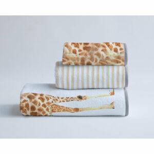 Sada 3 ručníků Madre Selva Funky Giraffe