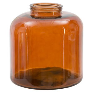 Oranžová váza z recyklovaného skla Mauro Ferretti Put, výška 36 cm