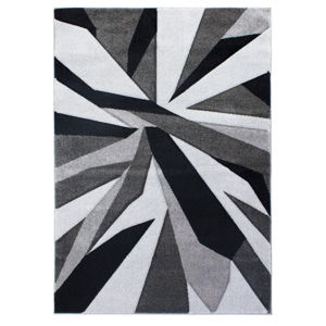 Černošedý koberec Flair Rugs Shatter Black Grey, 160 x 230 cm