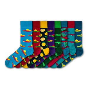 Sada 8 párů pánských ponožek Black&Parker London Sombrero, velikost 41 - 45