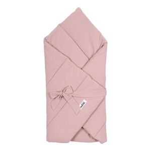 Růžová bavlněná dětská deka 75x75 cm – Malomi Kids
