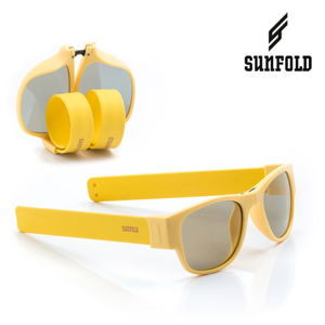 Žluté sluneční srolovatelné brýle InnovaGoods Sunfold PA5