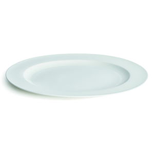 Bílý talíř z kostního porcelánu Kähler Design Kaolin, ⌀ 35 cm