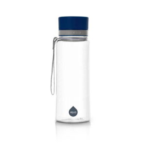 Plastová láhev s modrým víčkem Equa Plain, 600 ml