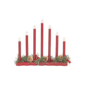 Červená světelná dekorace s vánočním motivem Hol – Markslöjd