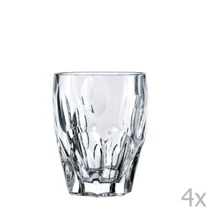 Sada 4 sklenic na whiskey z křišťálového skla Nachtmann Sphere, 300 ml