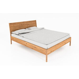 Jednolůžková postel z dubového dřeva 90x200 cm v přírodní barvě Pola – The Beds