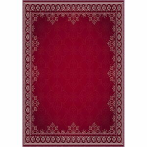 Červený koberec Vitaus Emma, 120 x 160 cm