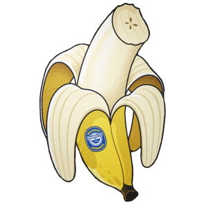 Plážová deka ve tvaru banánu Big Mouth Inc., 191 x 191 cm