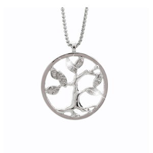 Náhrdelník ve stříbrné barvě se Swarovski Elements Laura Bruni Tree of Life