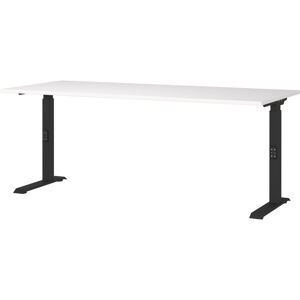 Pracovní stůl s nastavitelnou výškou s bílou deskou 80x180 cm Downey – Germania