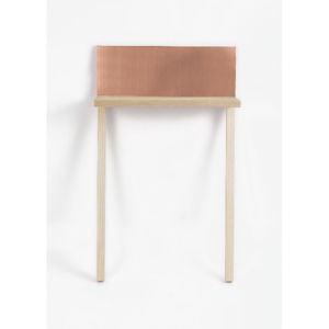 Odkládací stolek měděné barvy Surdic Velvet Mesita Copper