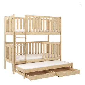 Patrová dětská postel s úložným prostorem 80x200 cm Emilka - Lano Meble