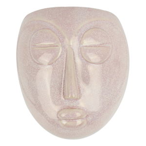 Růžový nástěnný květináč PT LIVING Mask, 16,5 x 17,5 cm