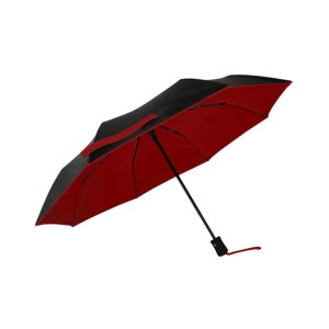 Černo-červený větruodolný deštník s UV ochranou Ambiance, ⌀ 97 cm