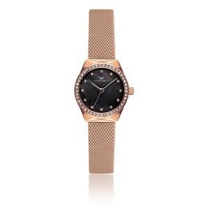 Dámské hodinky s páskem z nerezové oceli v růžovozlaté barvě Victoria Walls Wendy