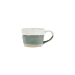 Bílo-zelený porcelánový hrnek Villa Collection Evig, 300 ml