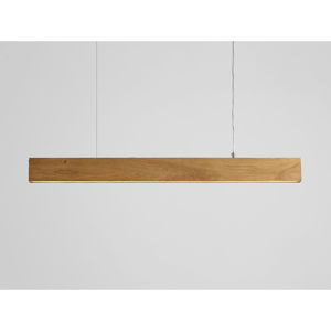 Závěsné svítidlo z dubového dřeva Custom Form Line Plus L