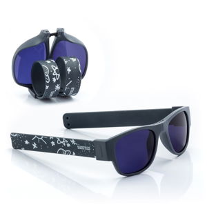 Tmavě modré sluneční srolovatelné brýle InnovaGoods Sunfold TR1