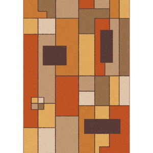 Oranžovohnědý koberec Universal Boras Rust, 133 x 190 cm