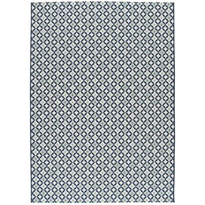 Bílo-modrý koberec Universal Finland vhodný i do exteriéru, 230 x 160 cm