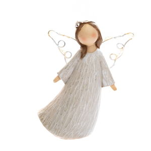 Dekorativní anděl se svítícími křídly Dakls