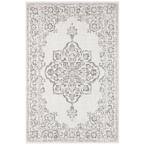 Šedo-krémový venkovní koberec Bougari Tilos, 120 x 170 cm