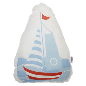 Dětský polštářek s příměsí bavlny Apolena Pillow Toy Boat, 30 x 37 cm