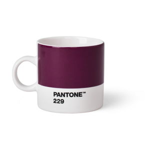 Tmavě fialový hrnek Pantone Espresso, 120 ml