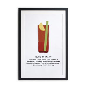 Zarámovaný plakát Really Nice Things Bloody Mary, 40 x 50 cm