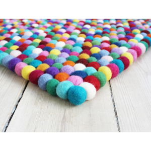 Kuličkový vlněný koberec Wooldot Ball Rugs Multi, 120 x 180 cm