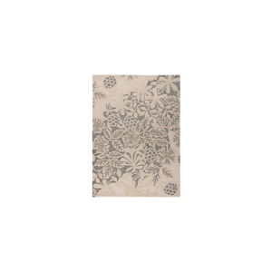 Šedý vlněný koberec Flair Rugs Loxley, 120 x 170 cm