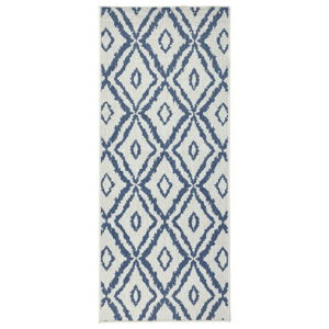 Modro-bílý venkovní koberec Bougari Rio, 80 x 150 cm