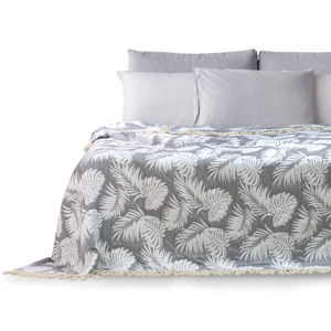 Přehoz přes postel DecoKing Tropical Leafes, 240 x 260 cm