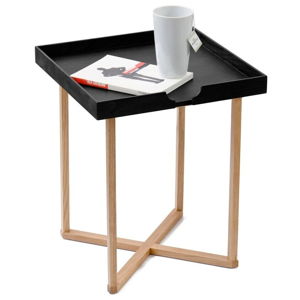 Černý odkládací stolek Wireworks Damieh, 37x45 cm