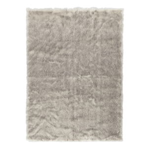 Šedohnědý koberec z umělé kožešiny Mint Rugs, 230 x 160 cm