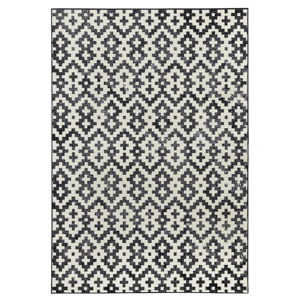 Černobílý koberec Zala Living Duo, 160 x 230 cm